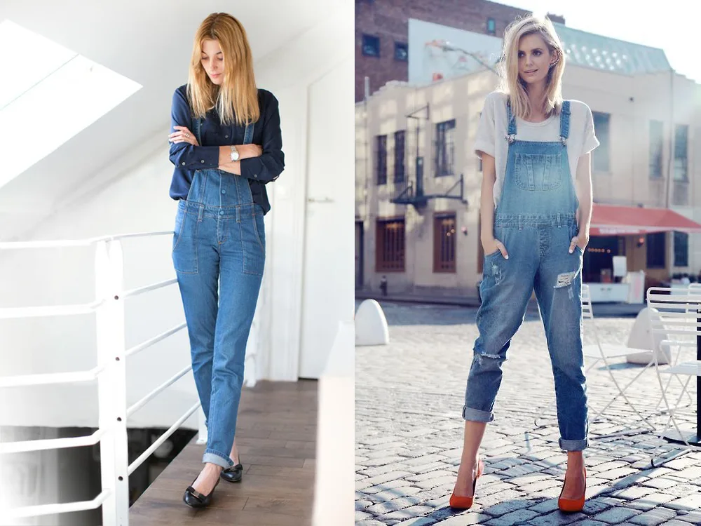 Chào Hè với phong cách thời trang quần yếm jean