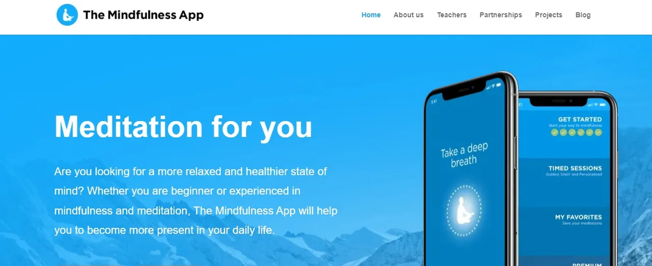 the mindfullness app