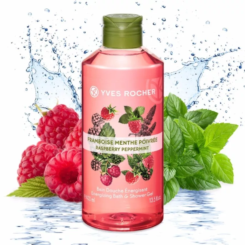 Gel tắm Yves Rocher Raspberry Peppermint Bath And Shower Gel - Làm đẹp cho cung Song Ngư Gel tắm Yves Rocher Raspberry Peppermint Bath And Shower Gel - Làm đẹp cho cung Song Ngư