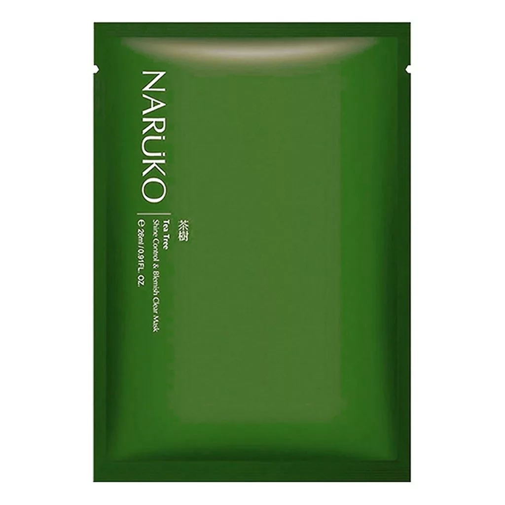 Naruko Tea Tree Shine Control and Blemish Clear Mask. mặt nạ Naruko Tea Tree Shine Control and Blemish Clear Mask.