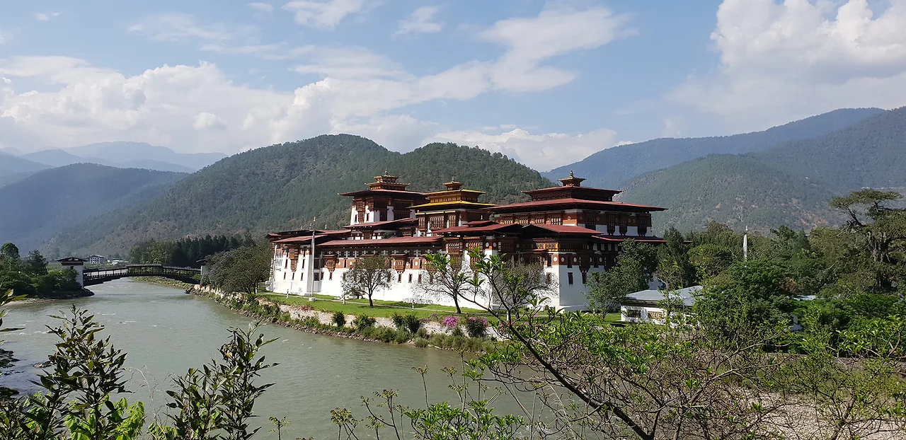 bhutan pháo đài bhutan bhutan pháo đài bhutan