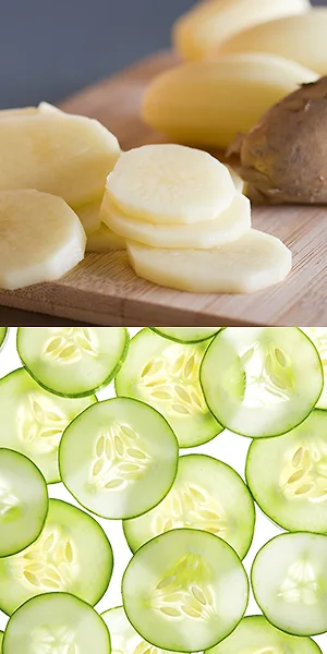 Mặt nạ khoai tây và dưa chuột