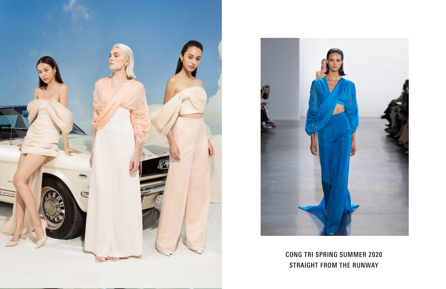 local brand việt nam thiết kế màu pastel trong bst capsule của ntk công trí