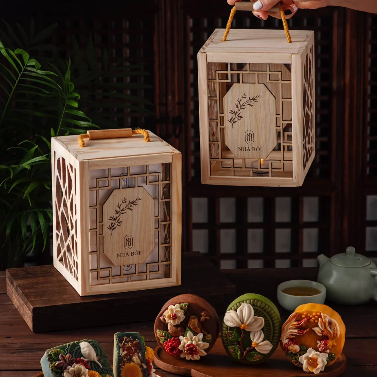 hộp quà lồng đèn