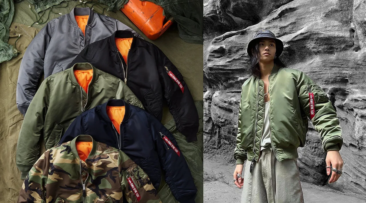 áo khoác bomber Alpha Industries vải dù