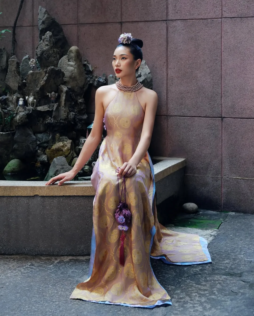 BST áo dài Tết Onon Monde