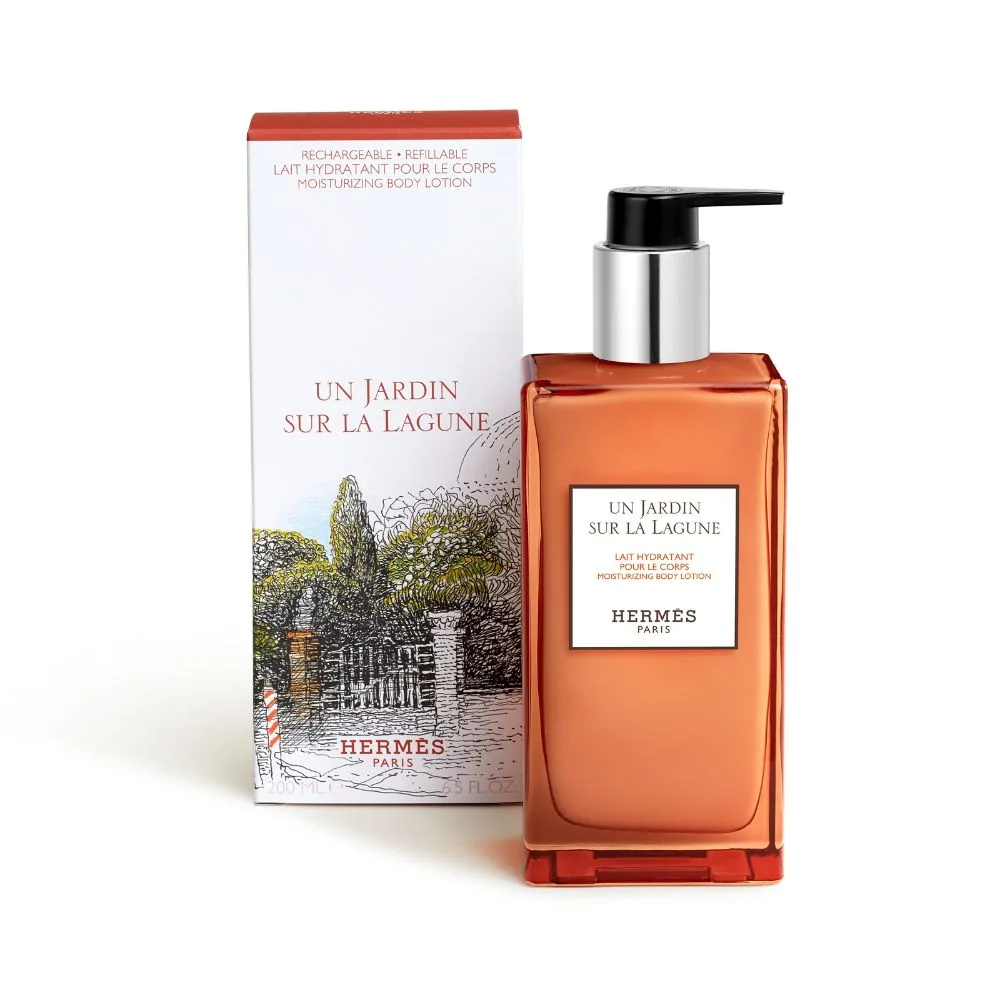 Hình ảnh Hermès Un Jardin sur la Lagune Moisturizing body lotion.