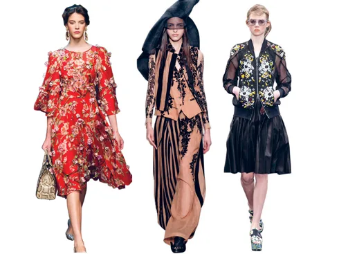 Dolce & Gabbana, Demeulemeester, Erdem