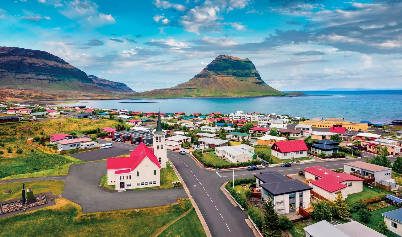 địa điểm Iceland khung cảnh thị trấn địa điểm Iceland khung cảnh thị trấn