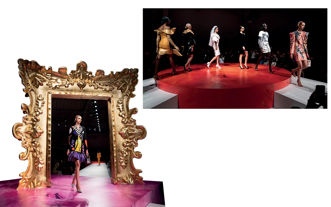 sàn diễn tưởng niệm Picasso Moschino sàn diễn tưởng niệm Picasso của Moschino tại tuần lễ thời trang Xuân hè 2020