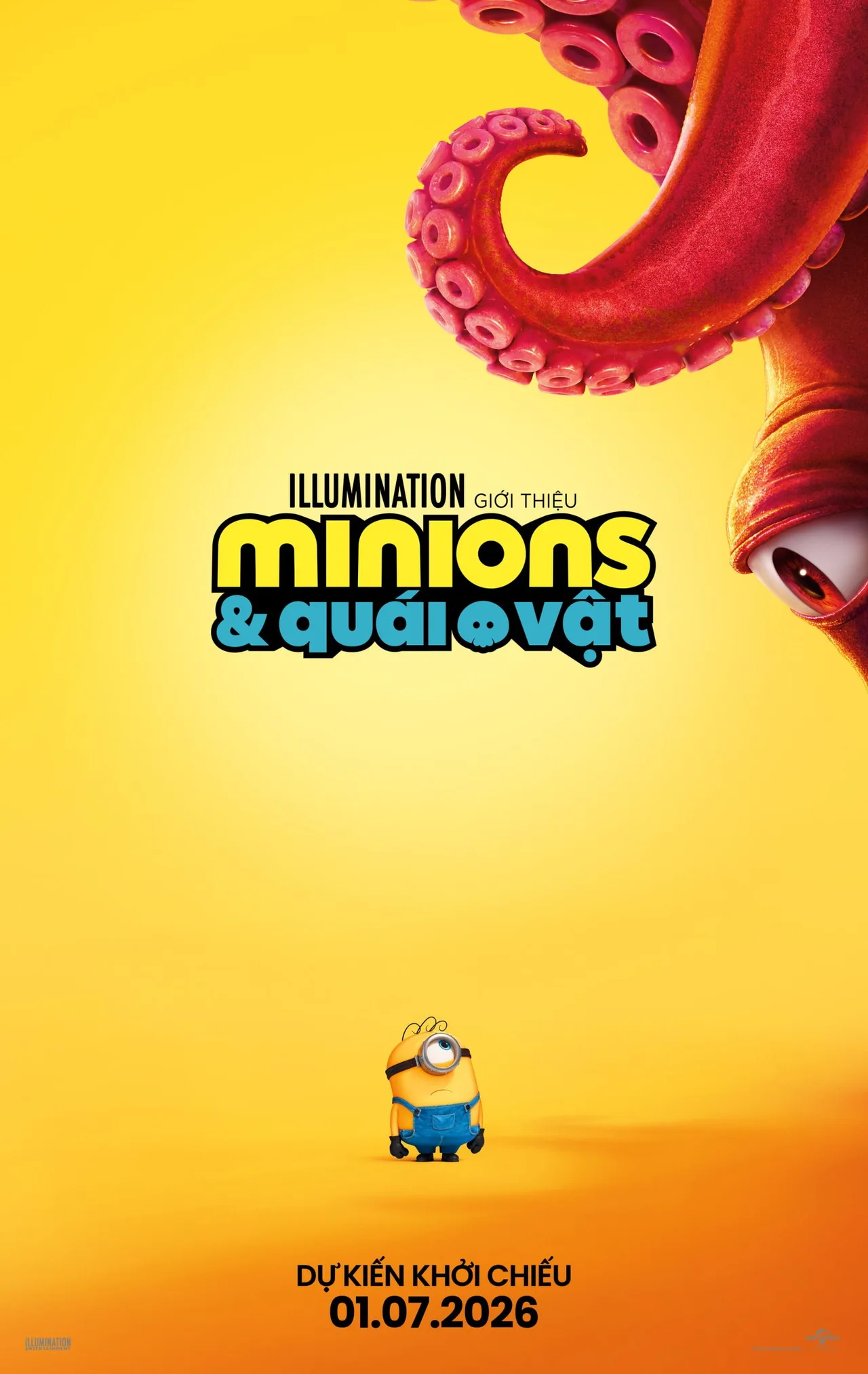 Phim hoạt hình Minions & Quái vật tung poster và trailer.