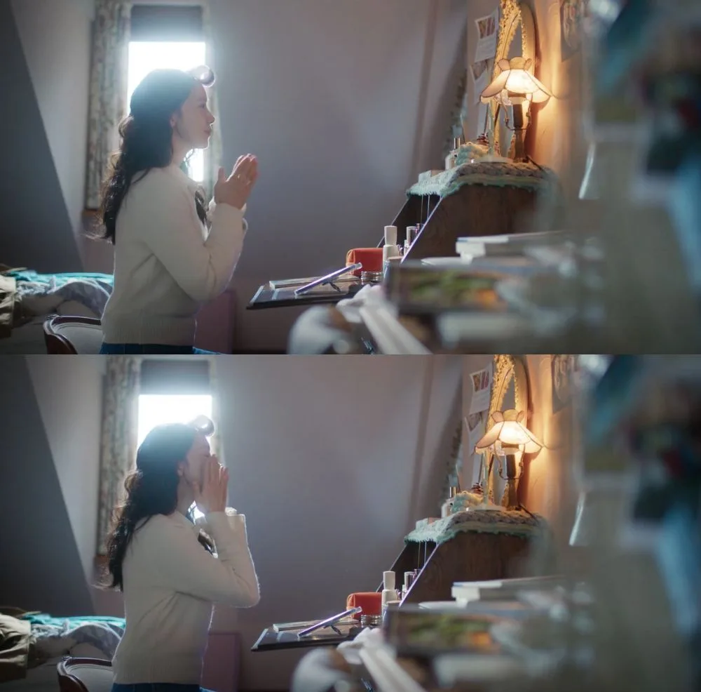 Yoona skincare tại bàn trang điểm trong Ngự Trù Của Bạo Chúa