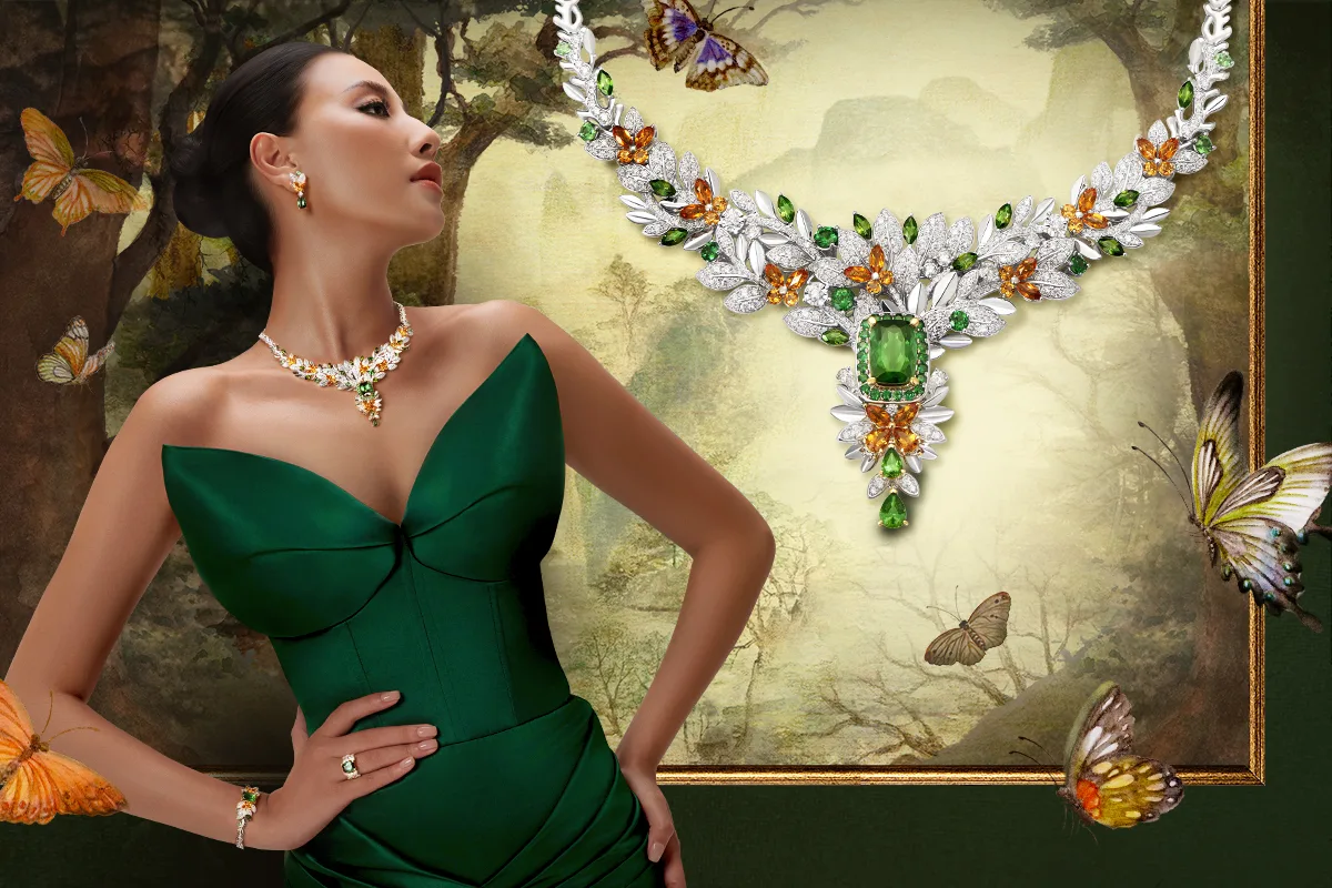 Khi di sản thiên nhiên và vẻ đẹp người phụ nữ đều trở thành nguồn cảm hứng nghệ thuật cho bộ sưu tập PNJ Masterpiece.