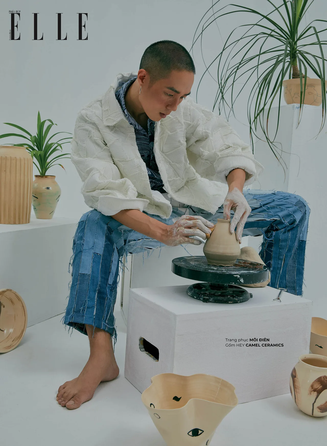 thủ công gốm Camel Ceramics bộ ảnh thời trang gốm Camel Ceramics