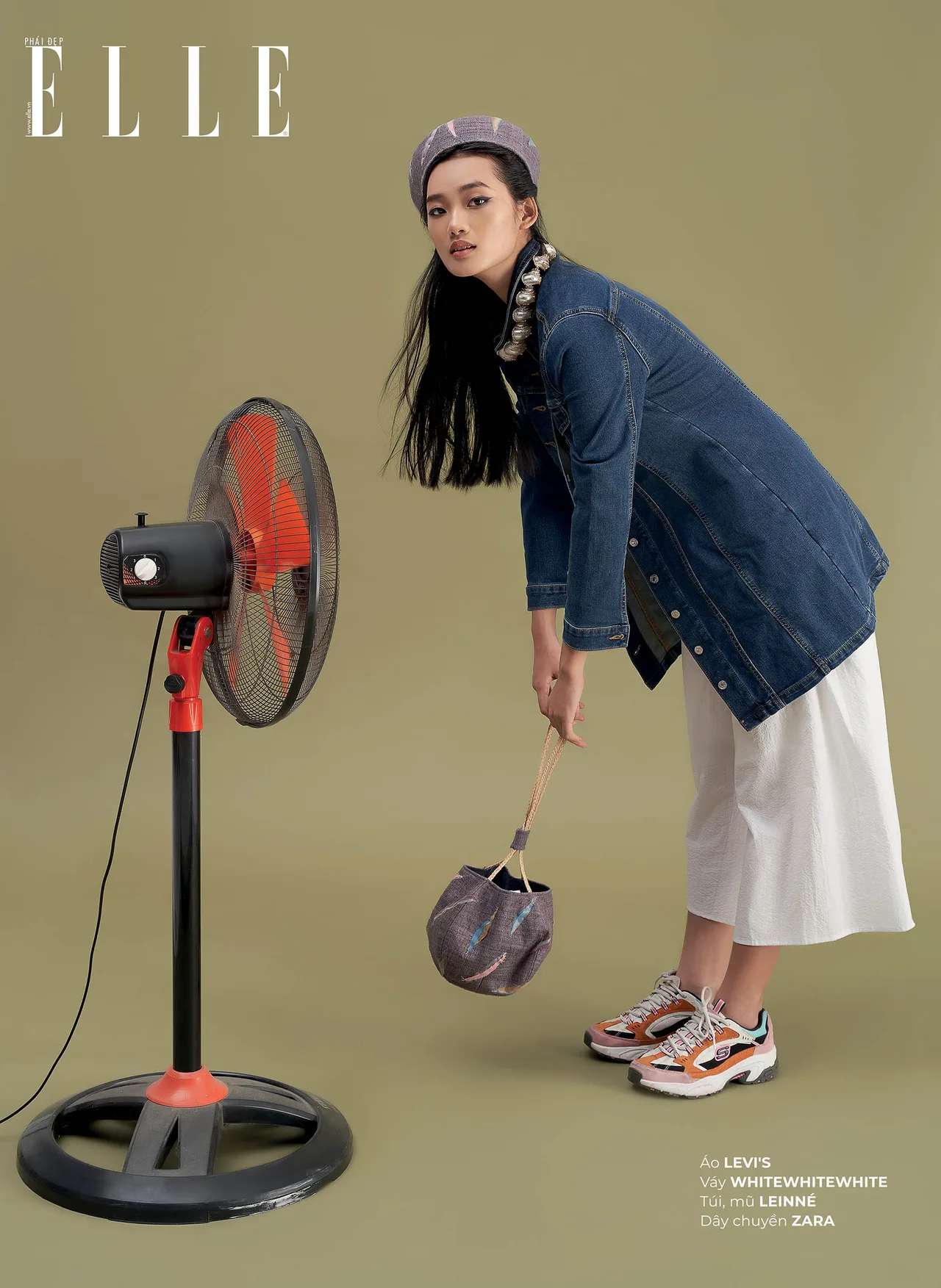 phong cách đồng quê nhẹ nhàng cho ngày Hè mặc đẹp theo phong cách đồng quê áo sơ mi denim và chân váy