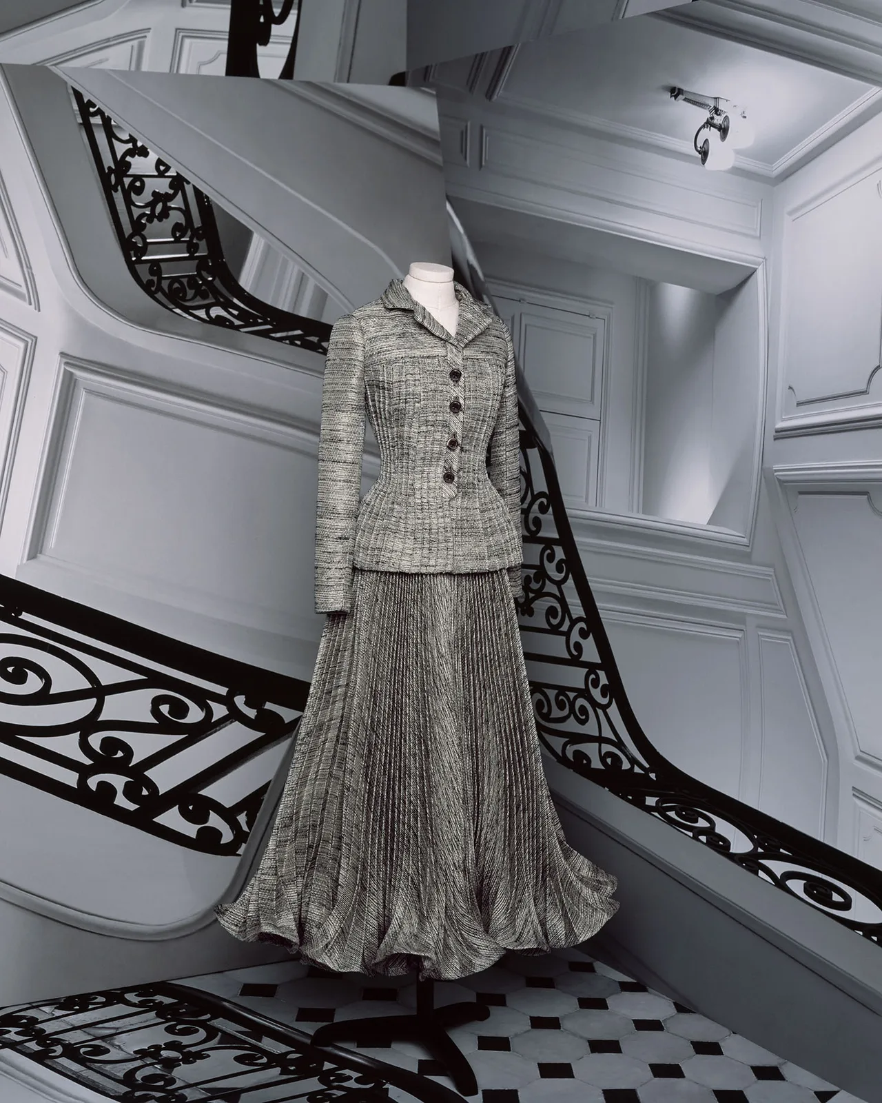 bst dior haute couture thu đông 2021 look 8