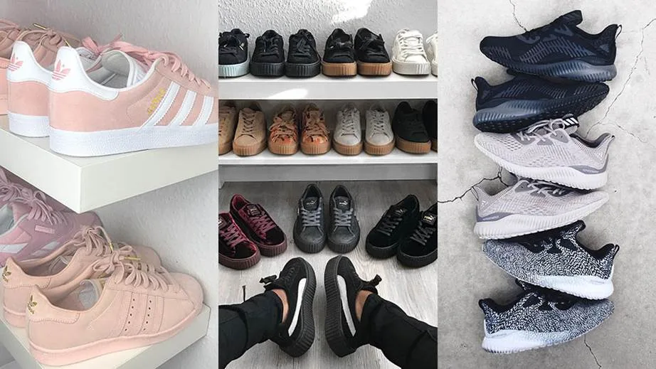 Những cô nàng sở hữu tủ giày sneaker trong mơ của mọi cô gái Những cô nàng sở hữu tủ giày sneaker trong mơ của mọi cô gái