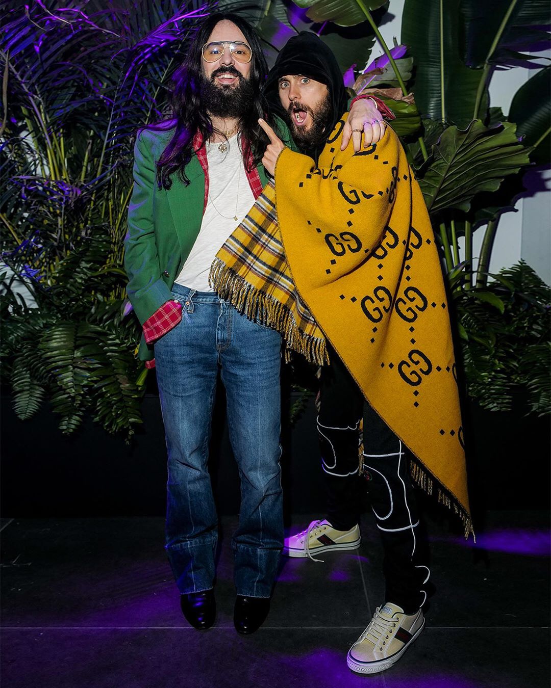 những câu nói hay về thời trang - Alessandro Michele và Jared Leto tại sự kiện của Gucci