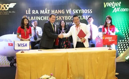 Vietjet ký kết cùng Visa