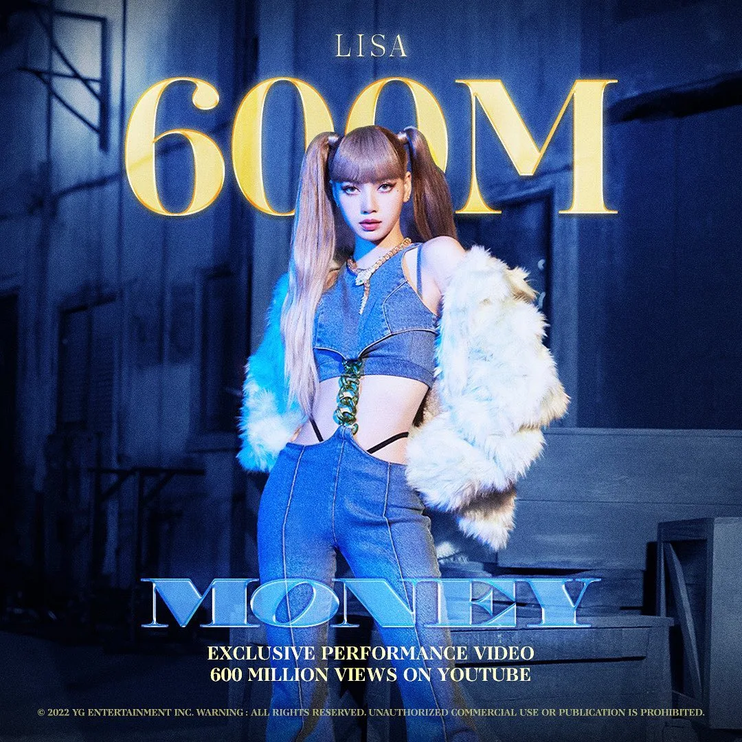 số view của Perfomance Video Money Lisa