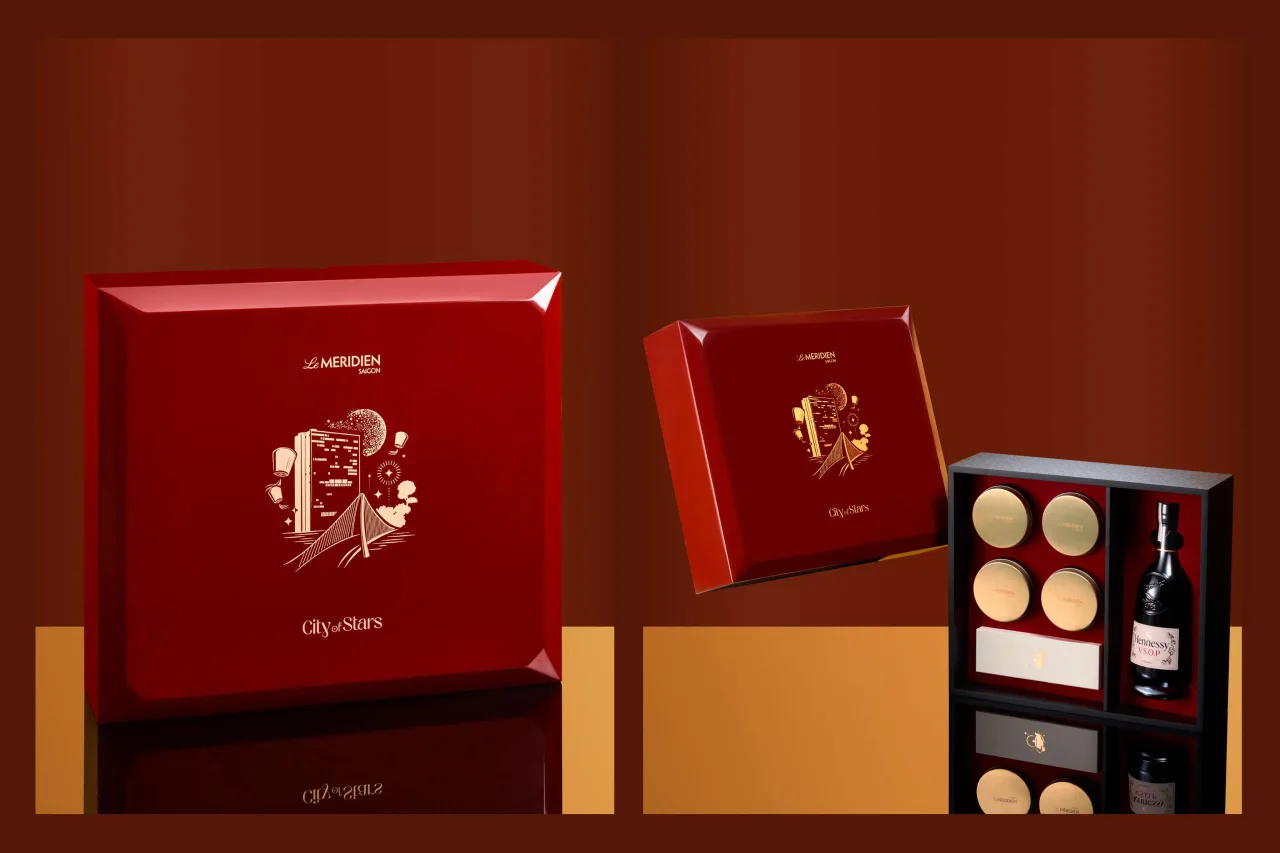 Hộp bánh trung thu "Mars" của thương hiệu Le Méridien Saigon