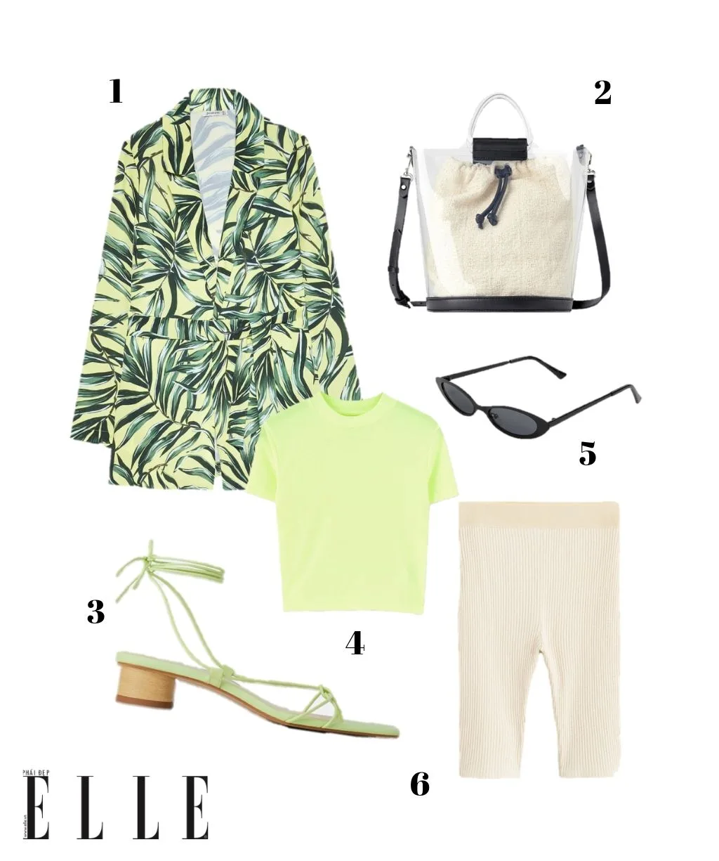 ELLE Style Calendar tháng 6 họa tiết nhiệt đới