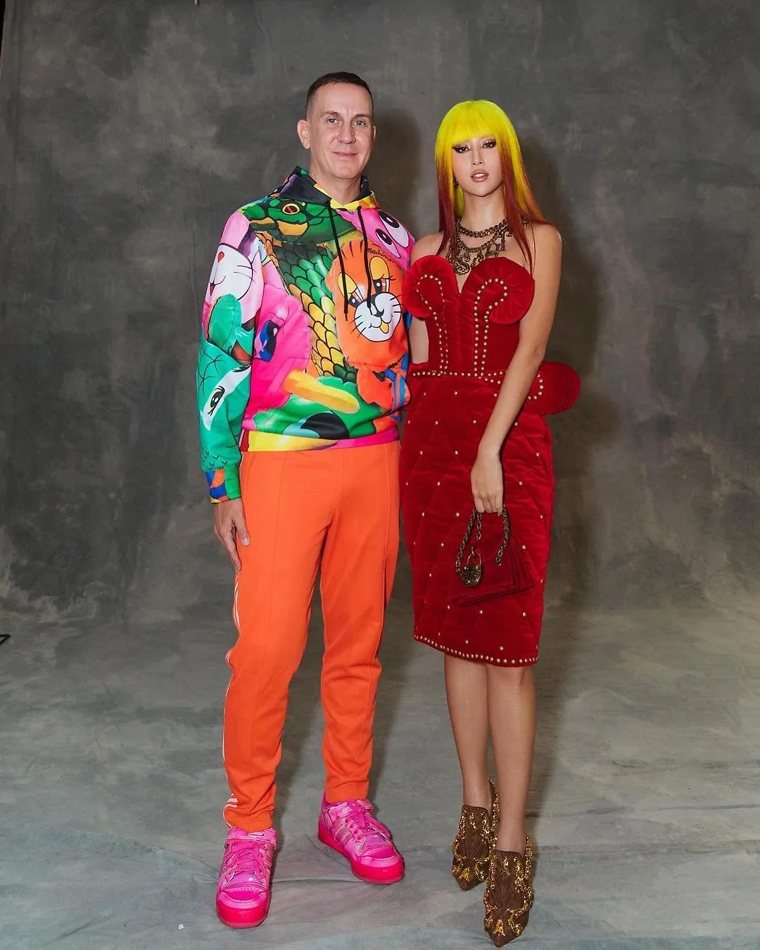 quỳnh anh shyn tại show diễn moschino