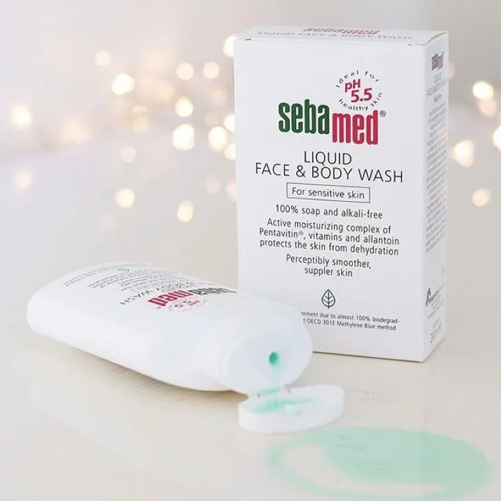 sữa tắm cho làn da nhạy cảm quà tặng seba med