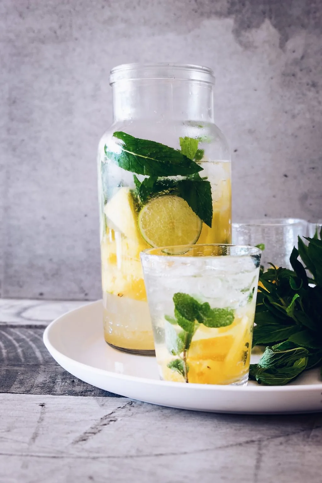 Chanh-Detox chanh bạc hà.