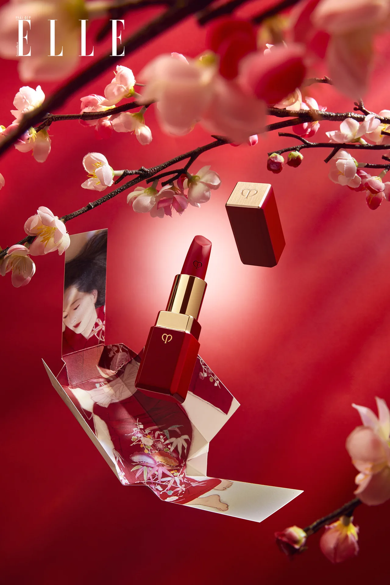 Cle de Peau beaute son môi đỏ lì Cle de Peau beaute son môi đỏ lì