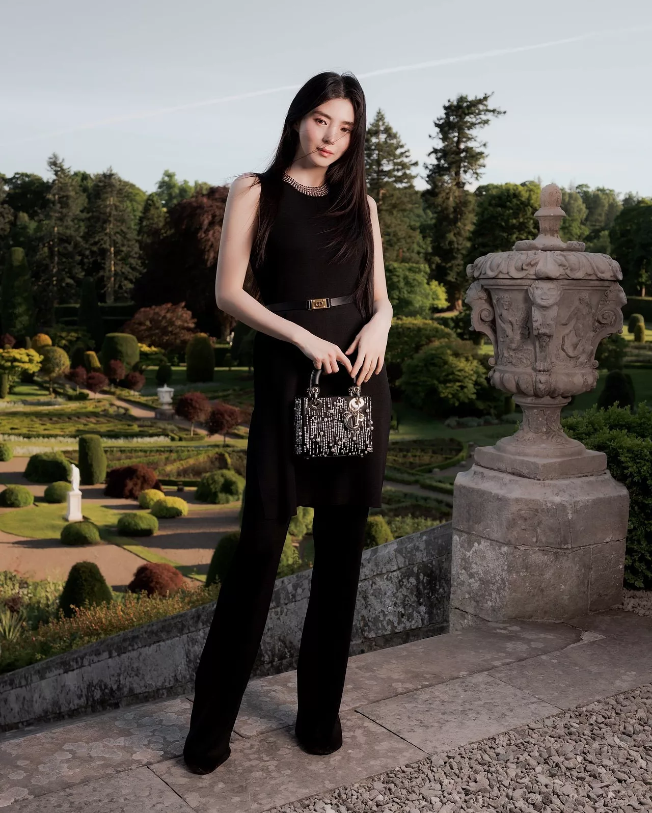 han so hee diện đầm dior