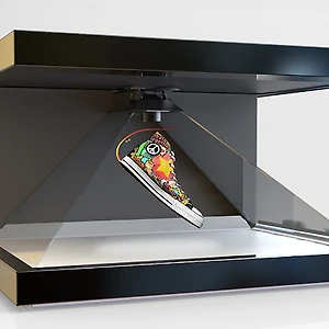trình chiếu giày converse dưới dạng 3D hologram tại vạn hạnh mall