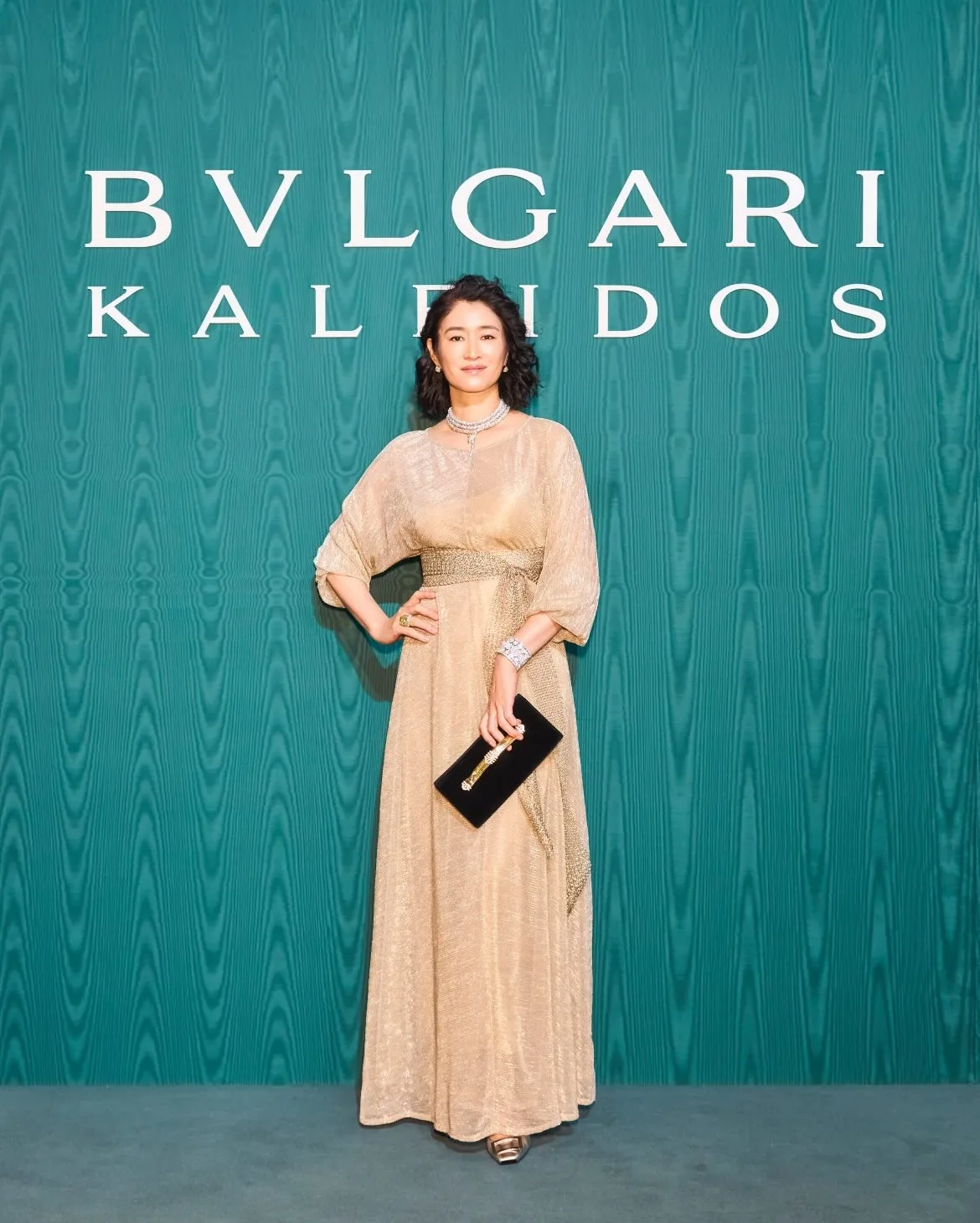 Diễn viên Koyuki Kato tại sự kiện triển lãm Bvlgari