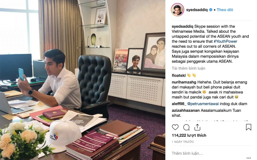 bộ trưởng syed saddiq
