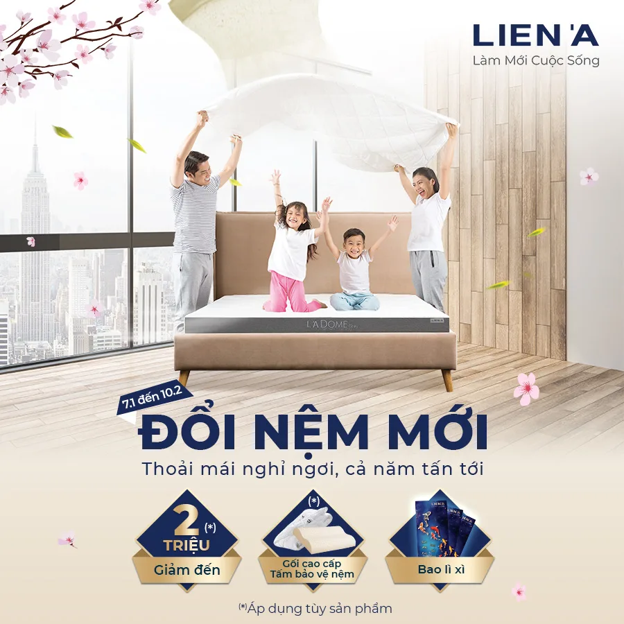 đổi nệm cũ lấy nệm mới bảo vệ môi trường