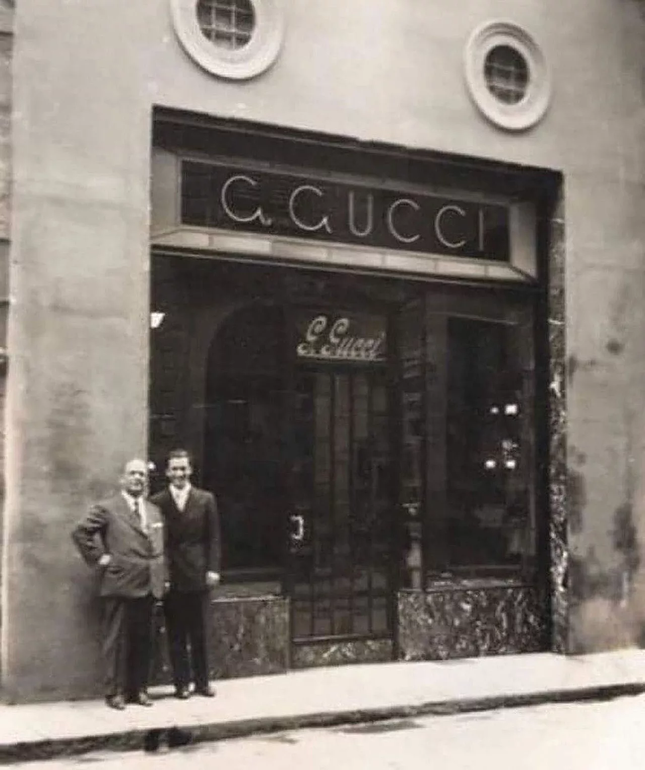 Guccio Gucci và Rodolfo Gucci