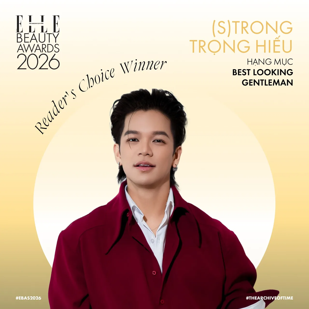 Trong hiếu chiến thắng Best Looking Gentleman