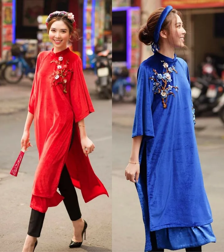 Mẫu áo dài đẹp nào sẽ phù hợp với bạn trong dịp Tết Mậu Tuất 2018? Mẫu áo dài đẹp nào sẽ phù hợp với bạn trong dịp Tết Mậu Tuất 2018?