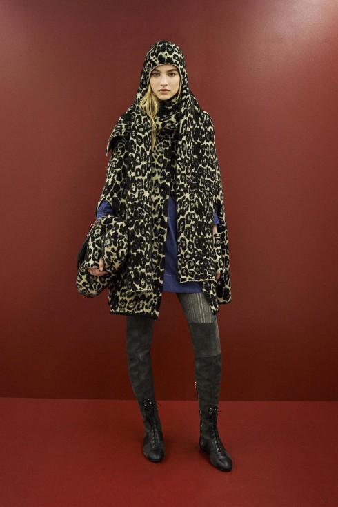 Họa tiết da báo trong BST Sonia Rykiel