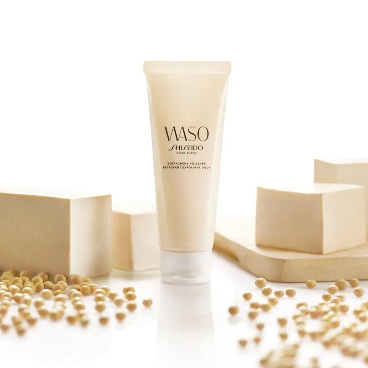 Tẩy tế bào chết Shiseido Waso Soft Cushy Polisher. tẩy tế bào chết trị nám