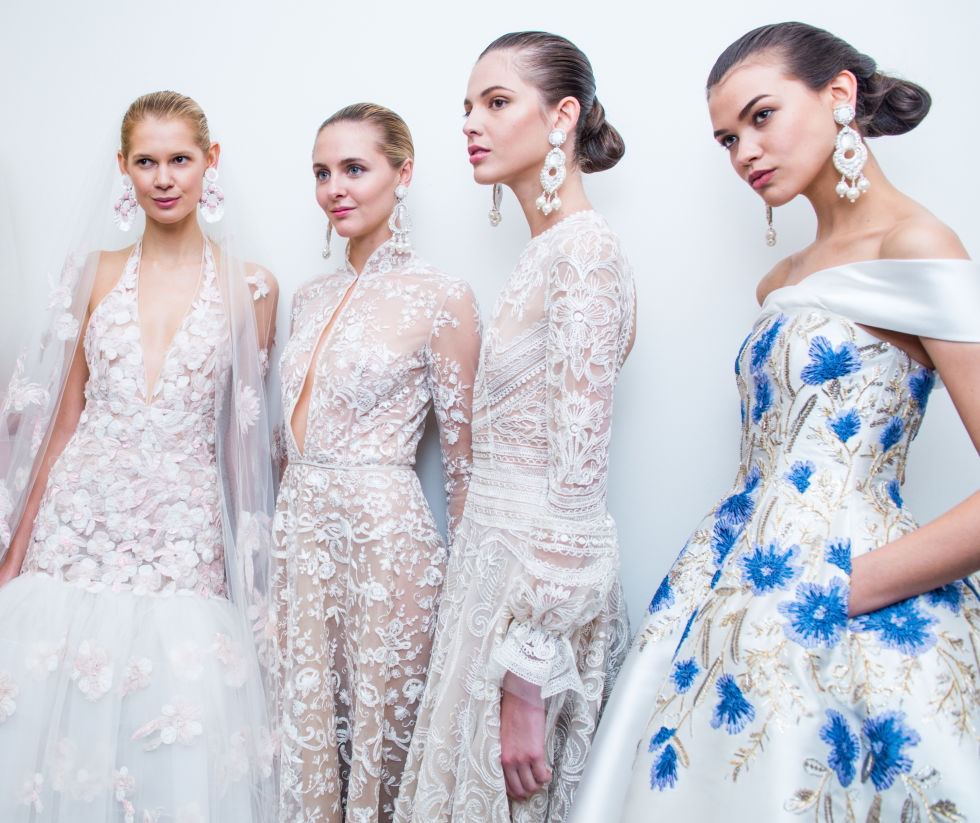 Hình ảnh hậu trường từ Bridal Spring Fashion Week 2017 - ellevietnam 45