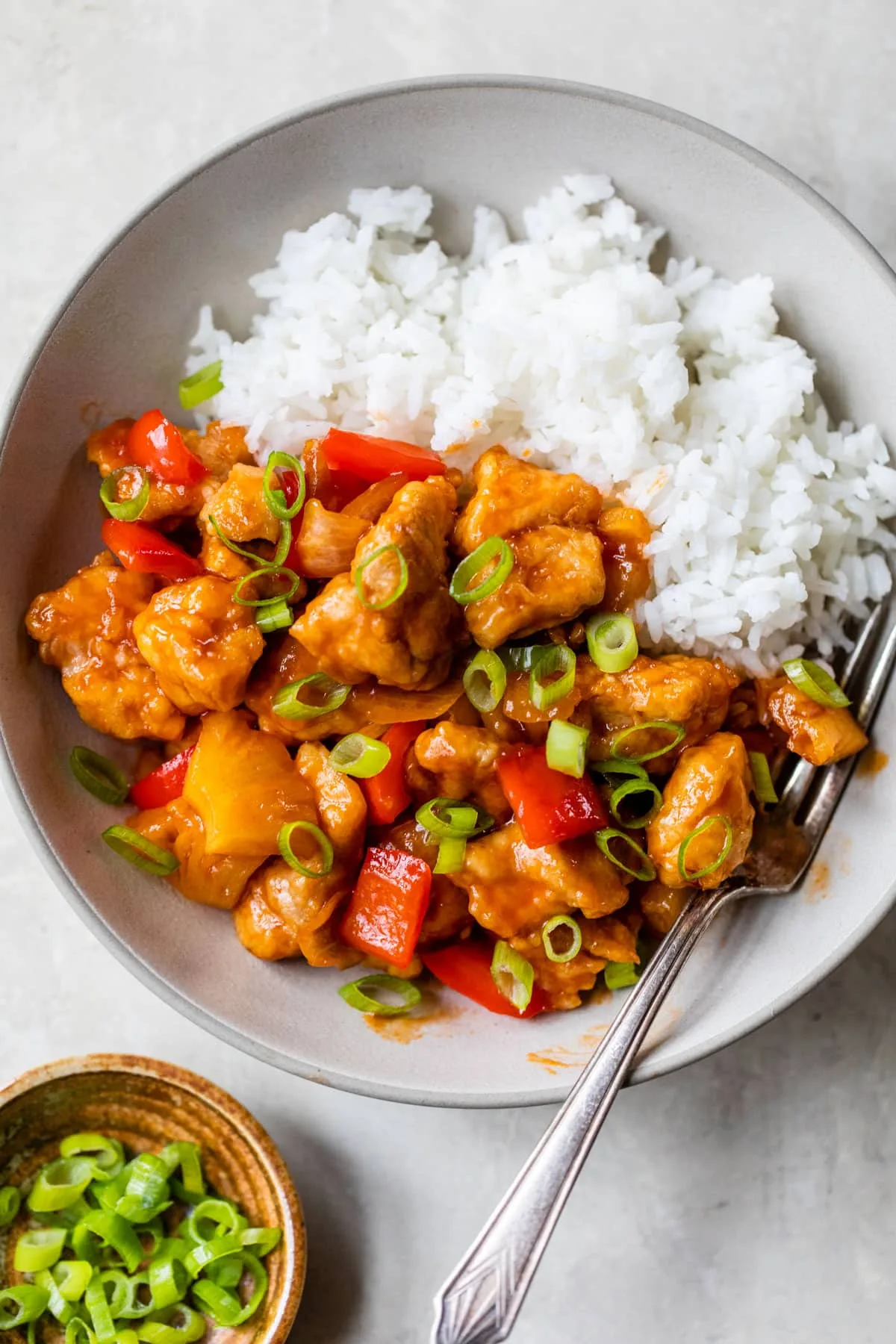 Healthy sweet and sour chicken