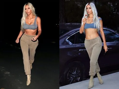 Kayne West biến Paris Hilton thành bản sao của Kim trong chiến dịch quảng bá mới