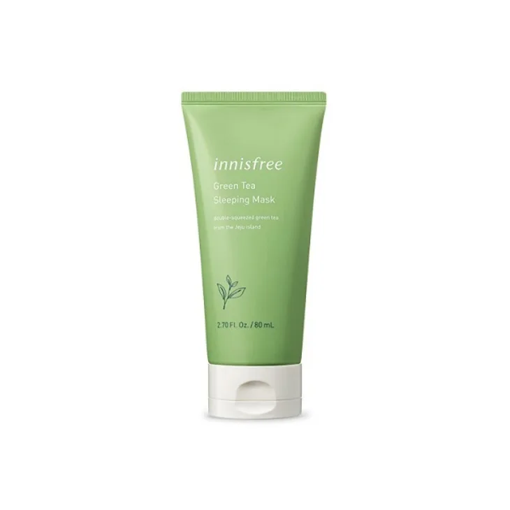 Trắng mịn nhờ vào việc dùng mặt nạ ngủ innisfree.