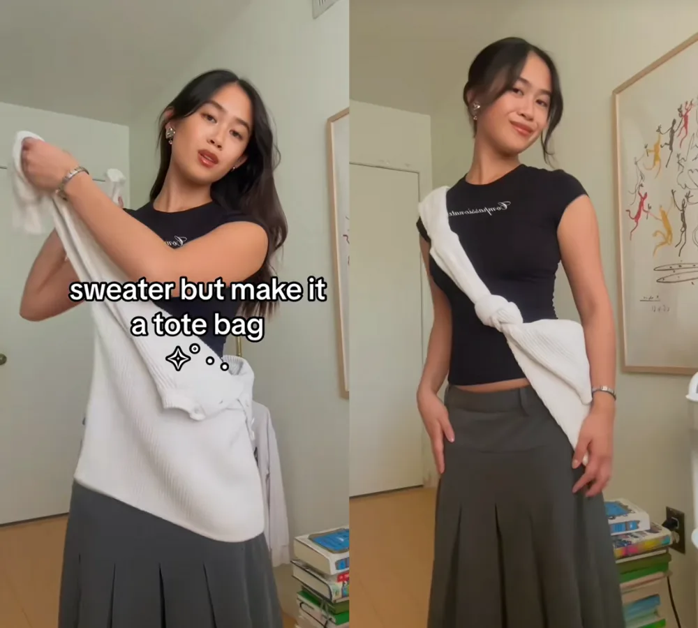 Kênh TikTok Kaitlynforyou thời trang tái chế
