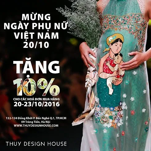 thuy design house khuyến mãi 20/10