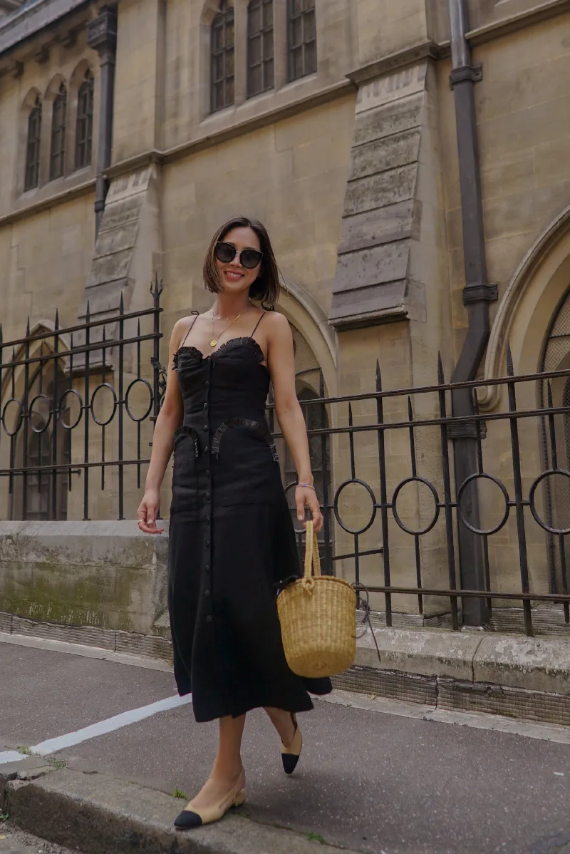 slip dress Aimee Song túi cói
