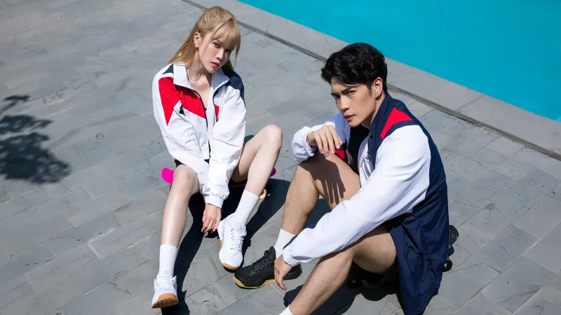 Thieu Bao Tram & Huy Tran street style outfit Thieu Bao Tram & Huy Tran street style outfit