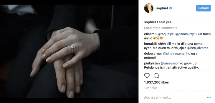 Joe Jonas và ngôi sao phim Game of Throne, Sophie Turner đính hôn - ELLE Việt Nam