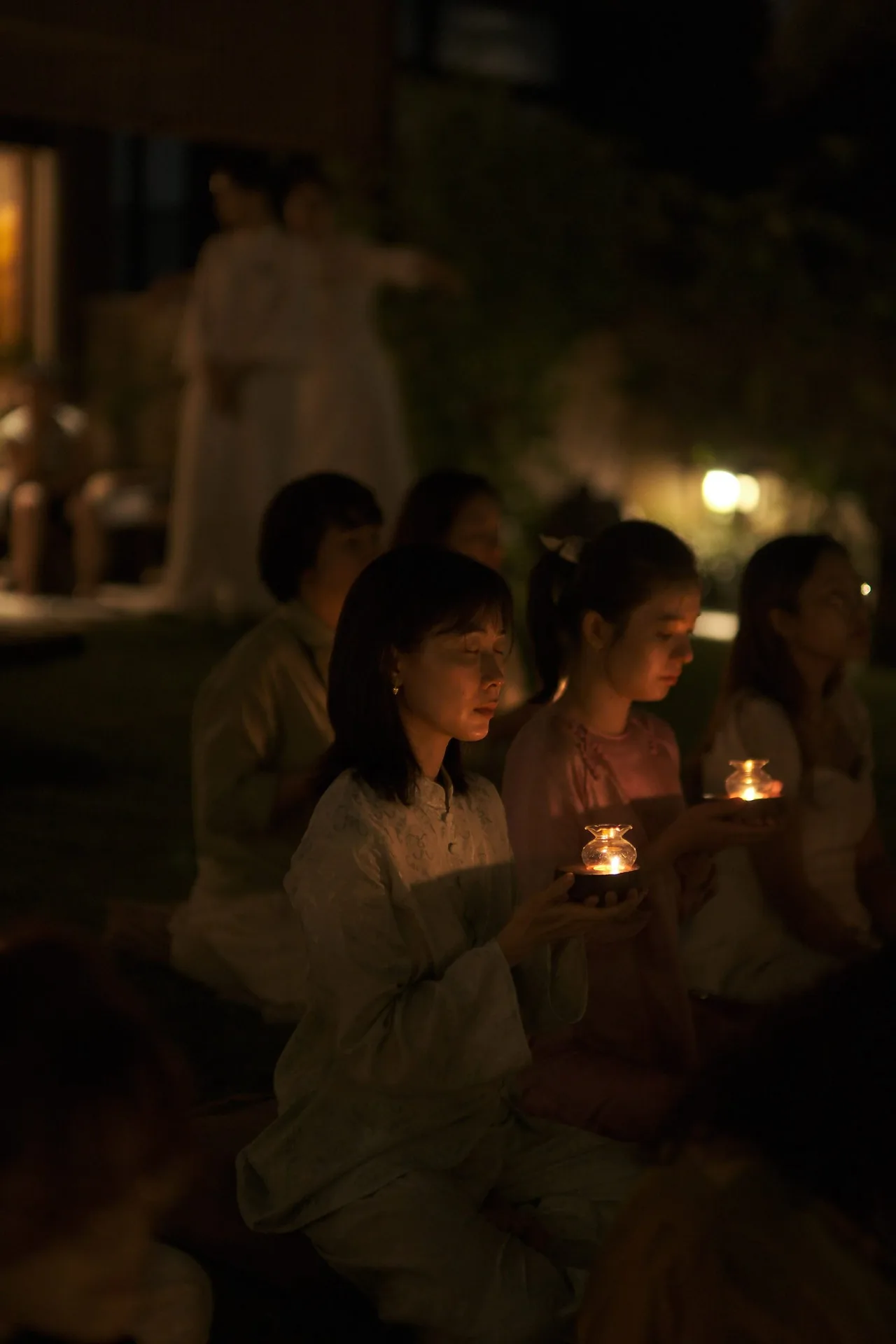 ngày rằm tại tịnh viện Maha Mangala